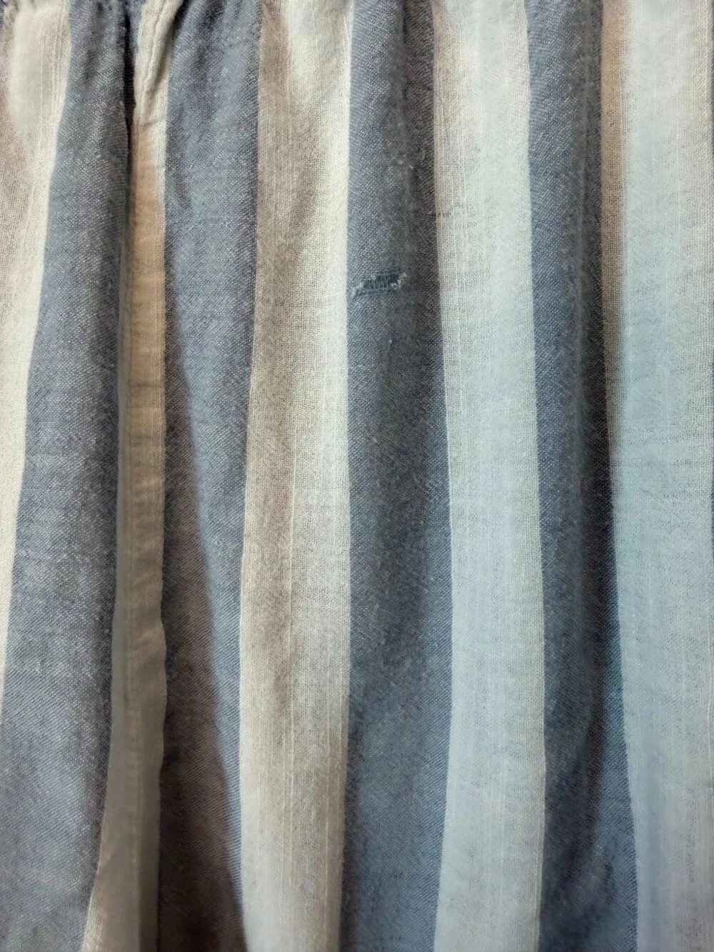 Eberjey Blue White Umbrella Stripes Pajama Set Size Small - Picture 7 of 10